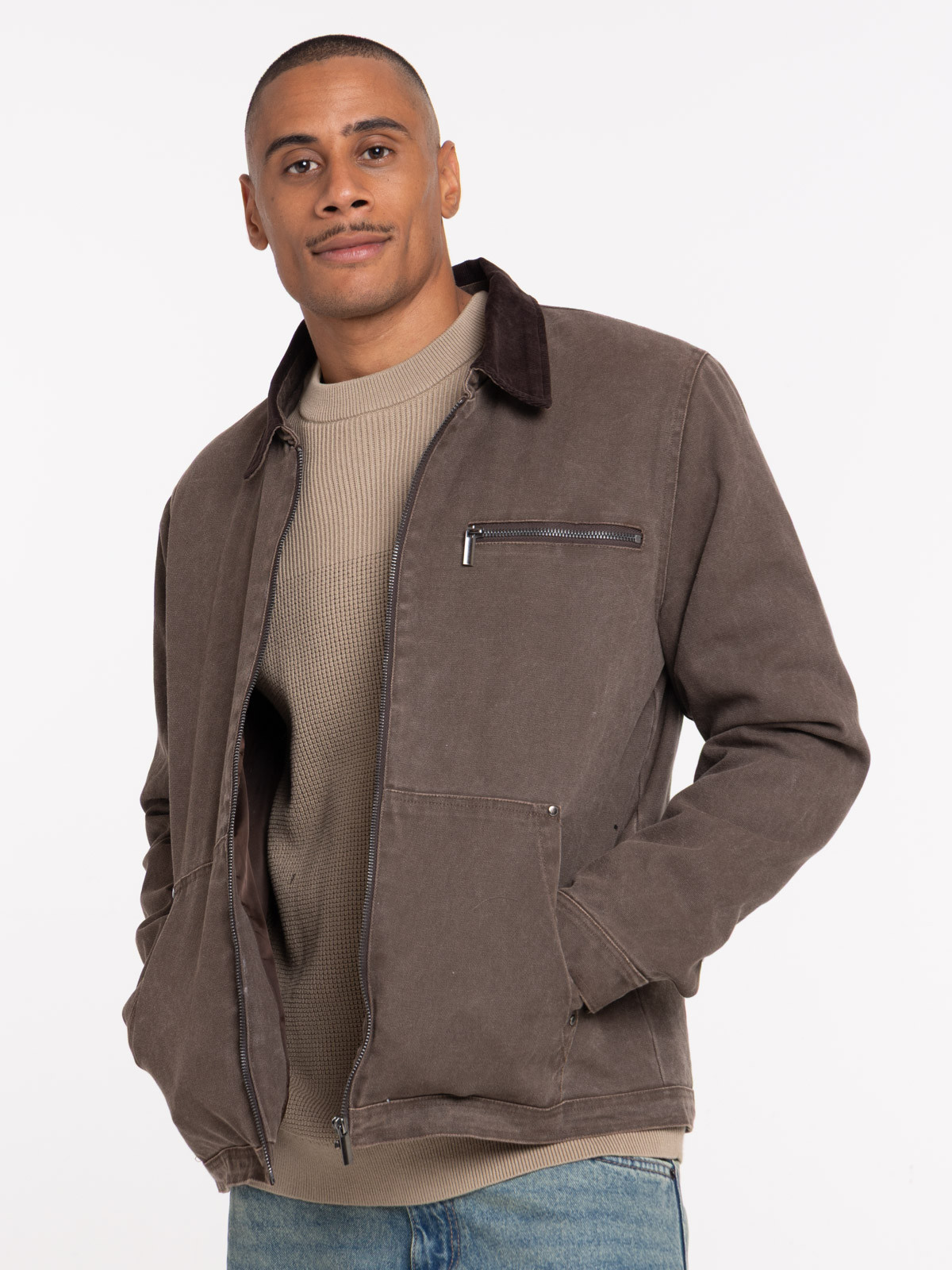 Veste col velours homme Veste col velours homme