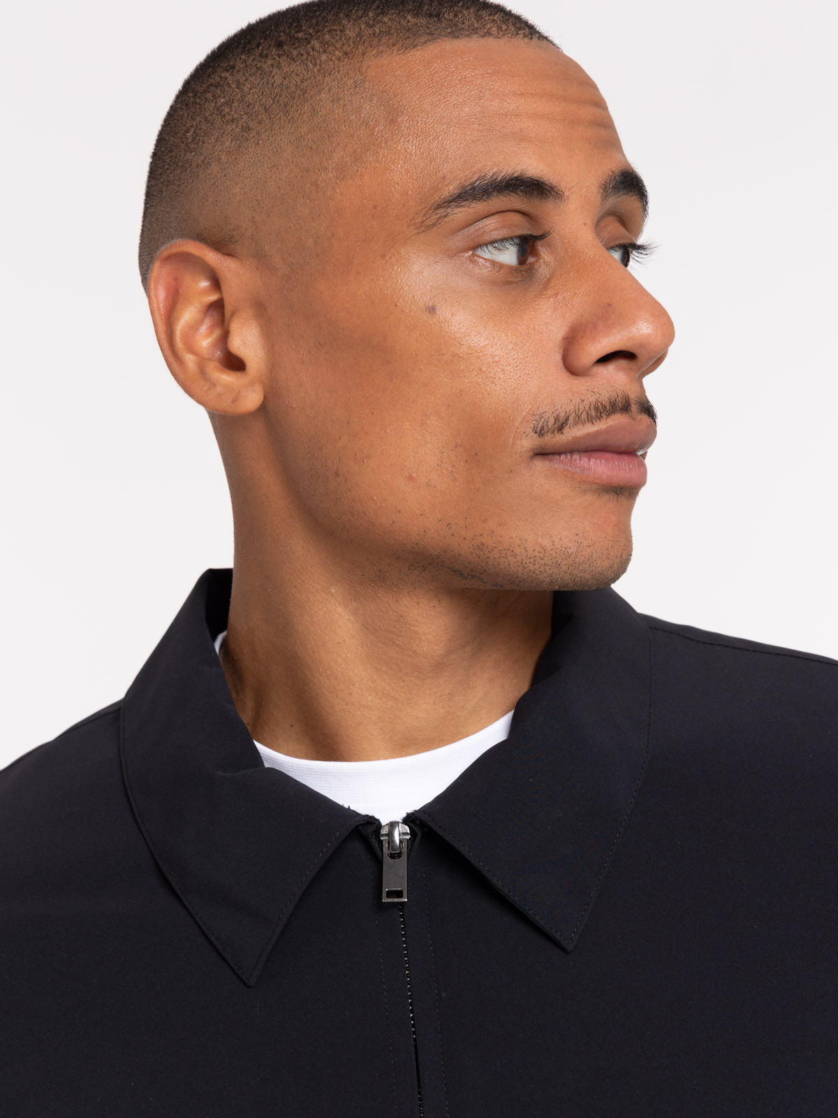 Blouson coloris noir homme