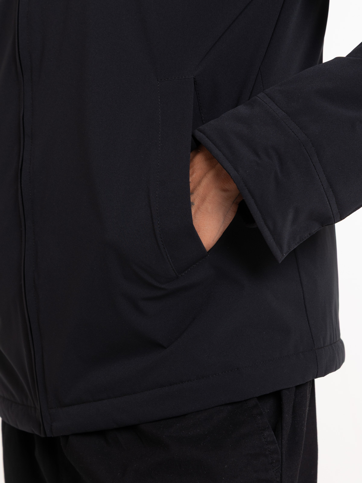 Blouson coloris noir homme
