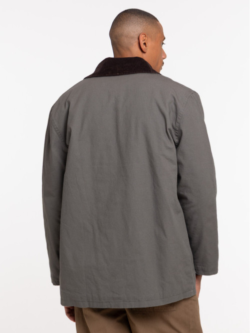 Veste mi-longue kaki homme