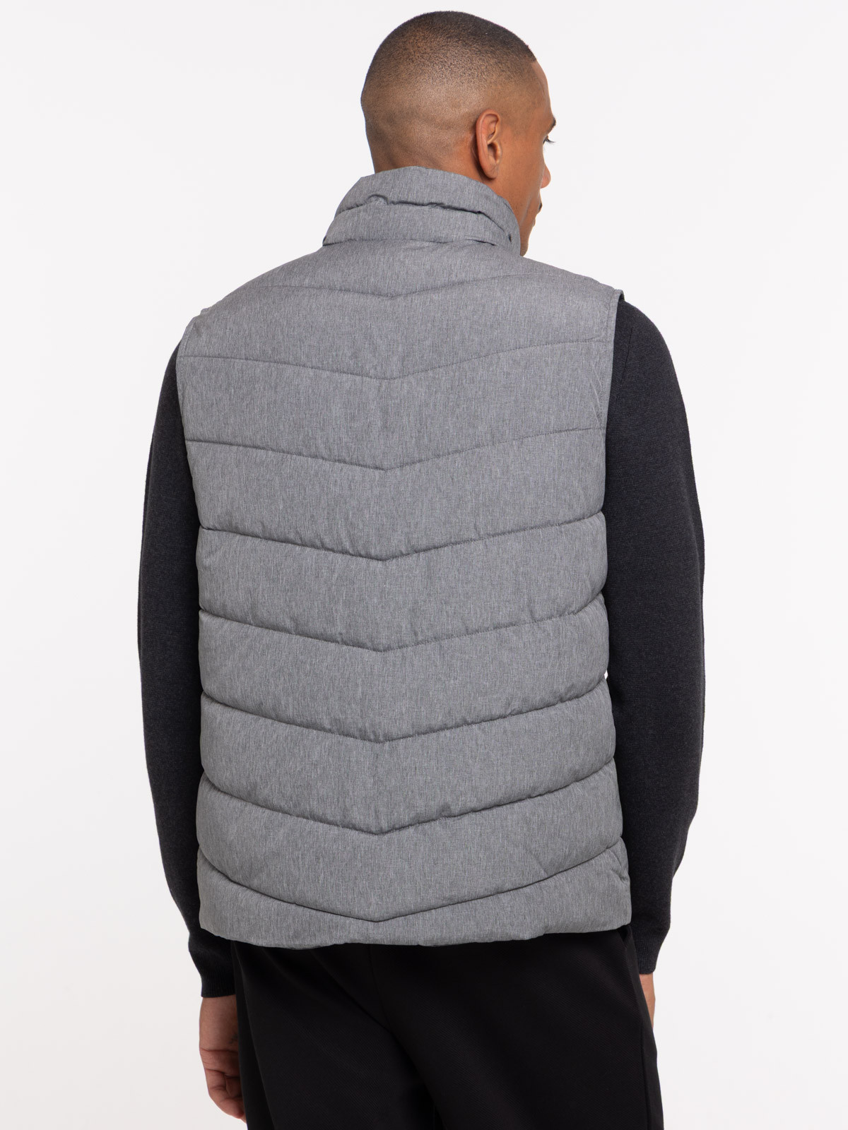 Veste zippée sans manches homme