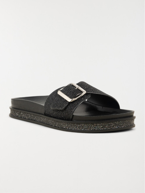 Claquettes noires femme (36-41) Claquettes noires femme (36-41)