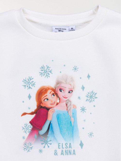 Robe bimatière Elsa & Anna...