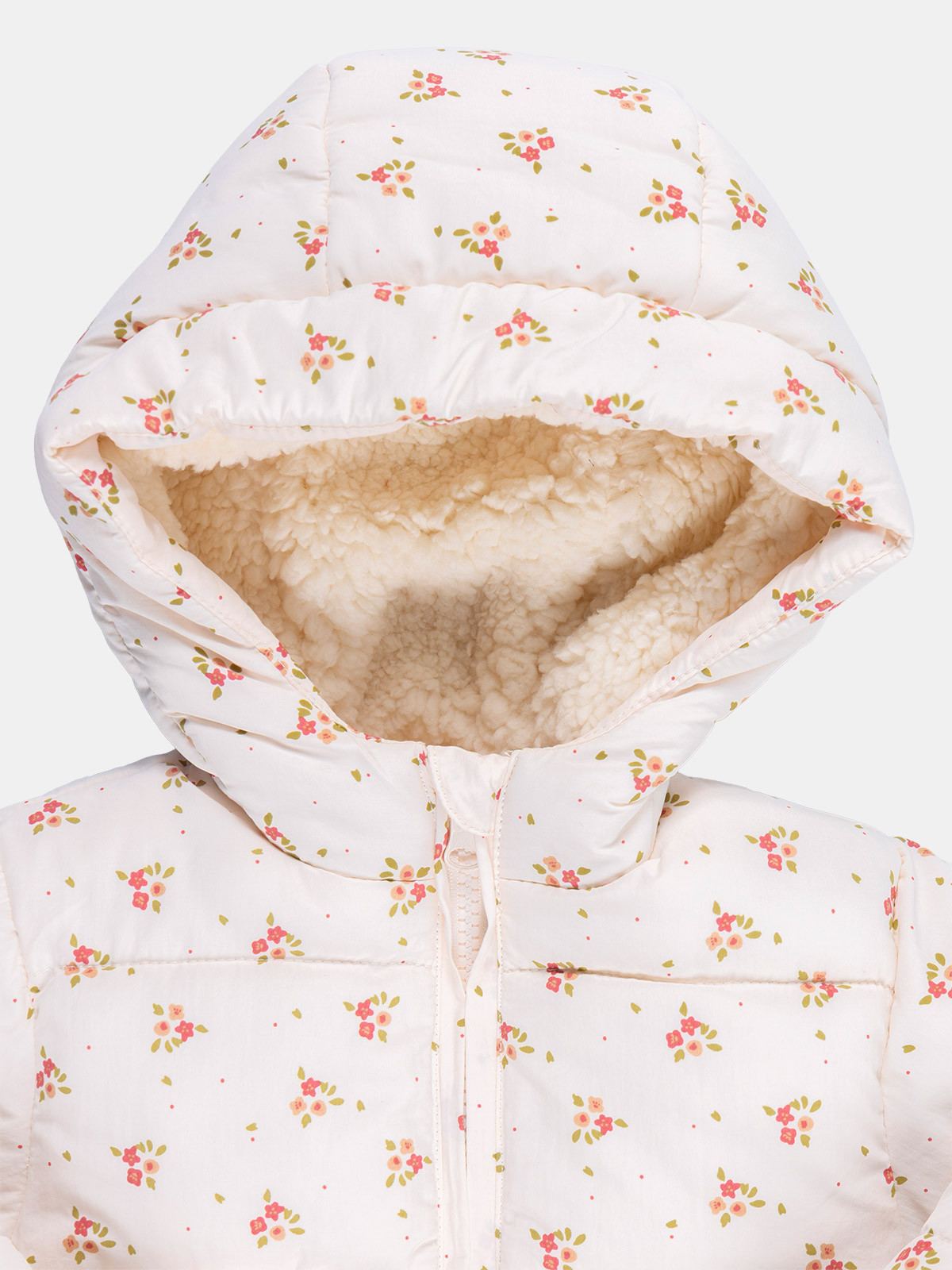 Doudoune fleurie fille (6-36M) Doudoune fleurie fille (6-36M)