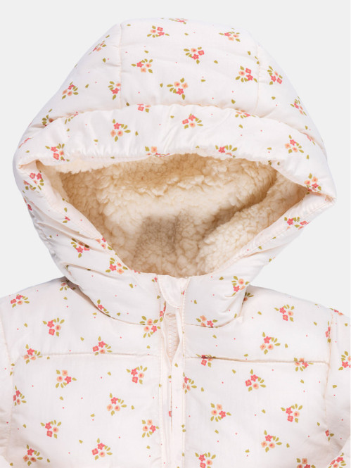 Doudoune fleurie fille (6-36M)