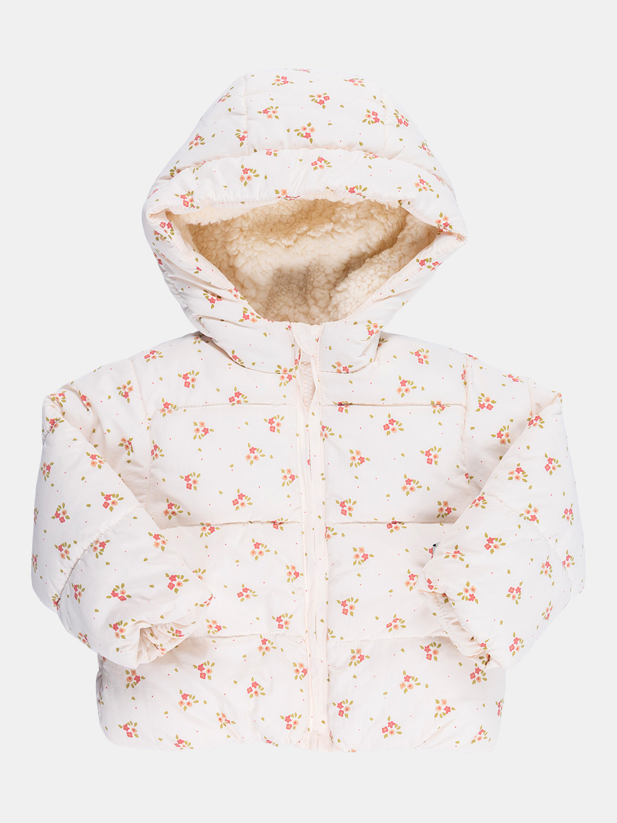 Doudoune fleurie fille (6-36M) Doudoune fleurie fille (6-36M)