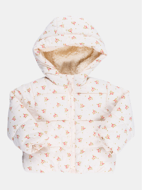 Doudoune fleurie fille (6-36M)