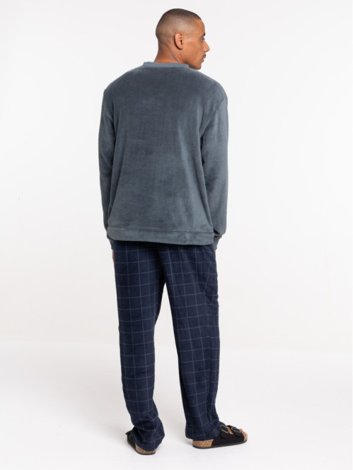 Pyjama tout doux polaire homme