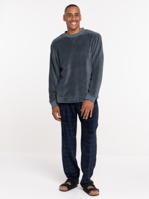 Pyjama tout doux polaire homme