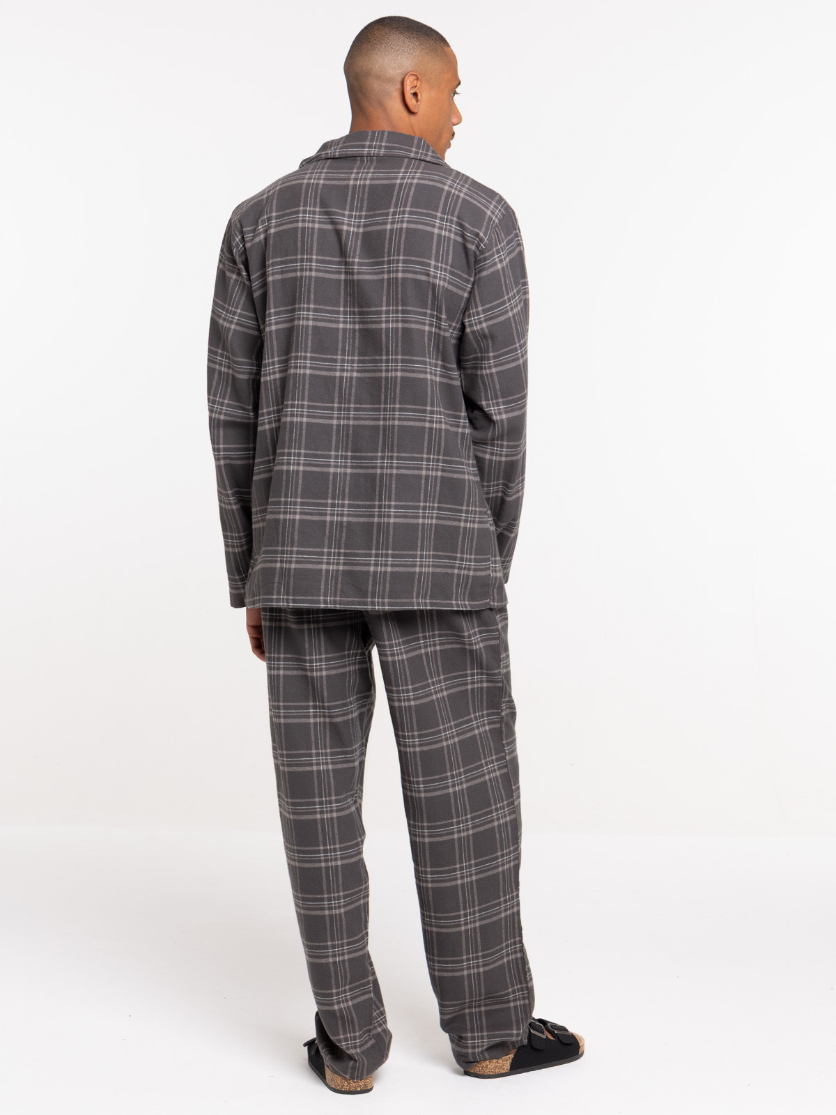 Pyjama 2 pièces à carreaux homme