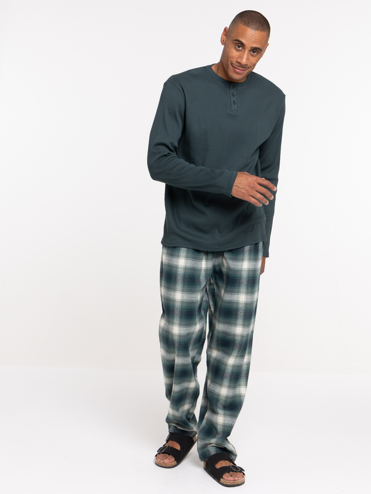 Pyjama à carreaux 2 pièces homme