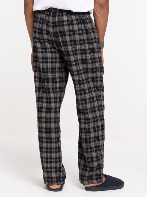 Bas de pyjama noir à...