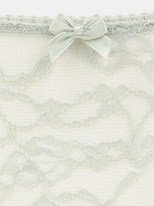Shorty dentelle fleurie...