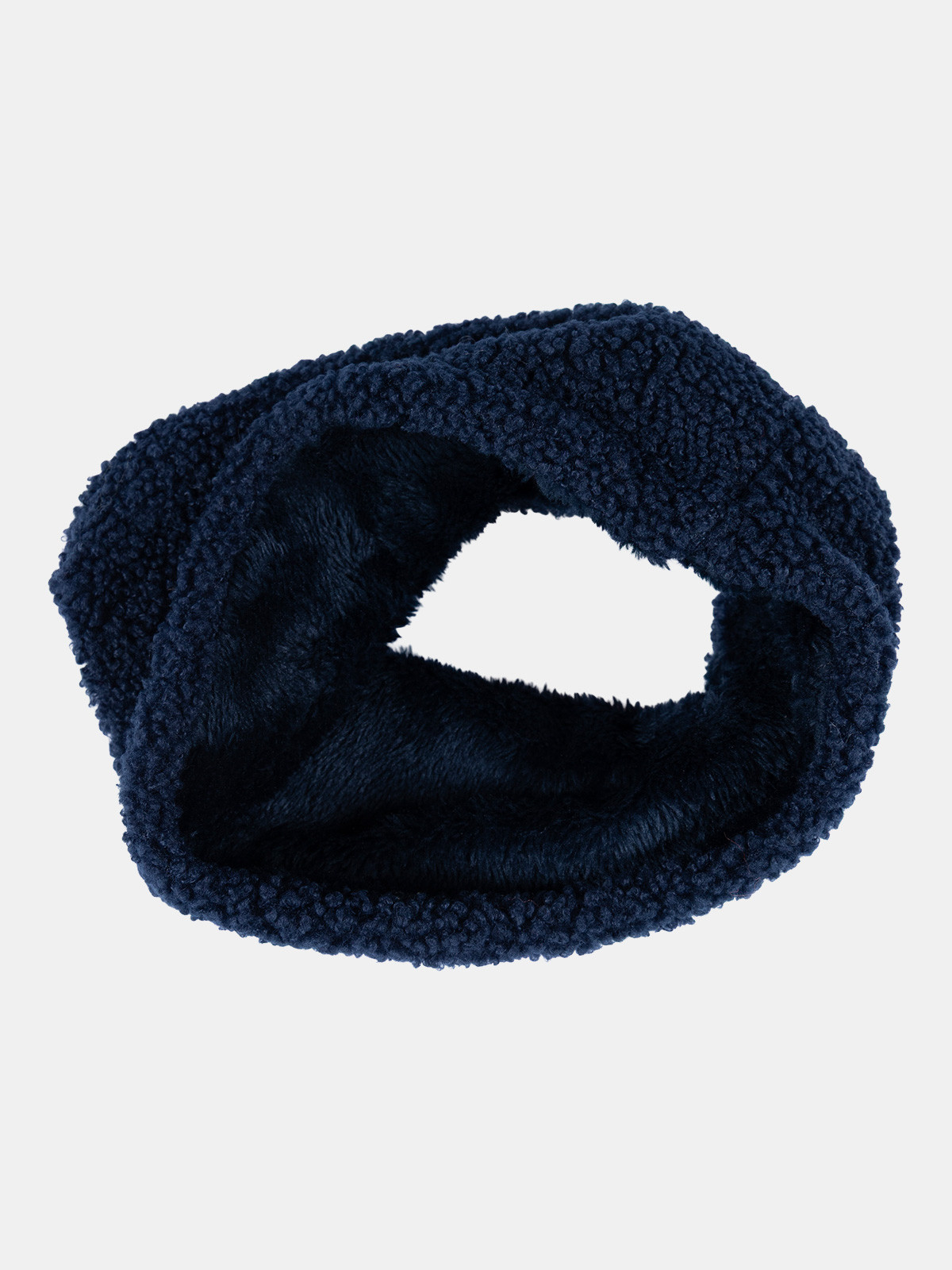 Snood sherpa marine navy bébé
