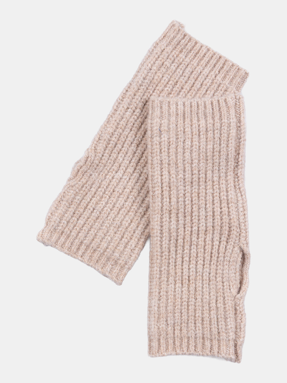 Gants forme mitaine camel chiné femme Gants forme mitaine camel chiné femme