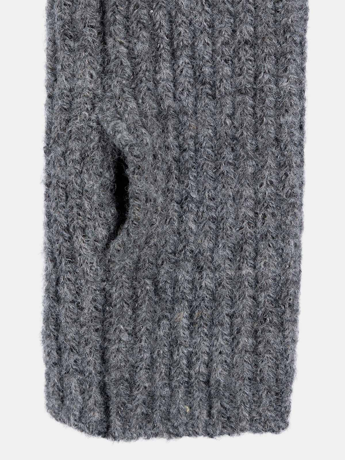 Gants forme mitaine gris moyen femme Gants forme mitaine gris moyen femme