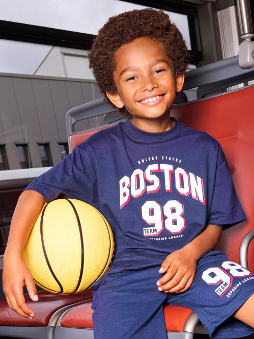 T-shirt Boston 98 garçon (3-12A) T-shirt Boston 98 garçon (3-12A)