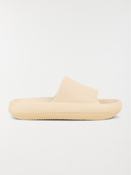 Claquettes couleur sable femme (36-41)