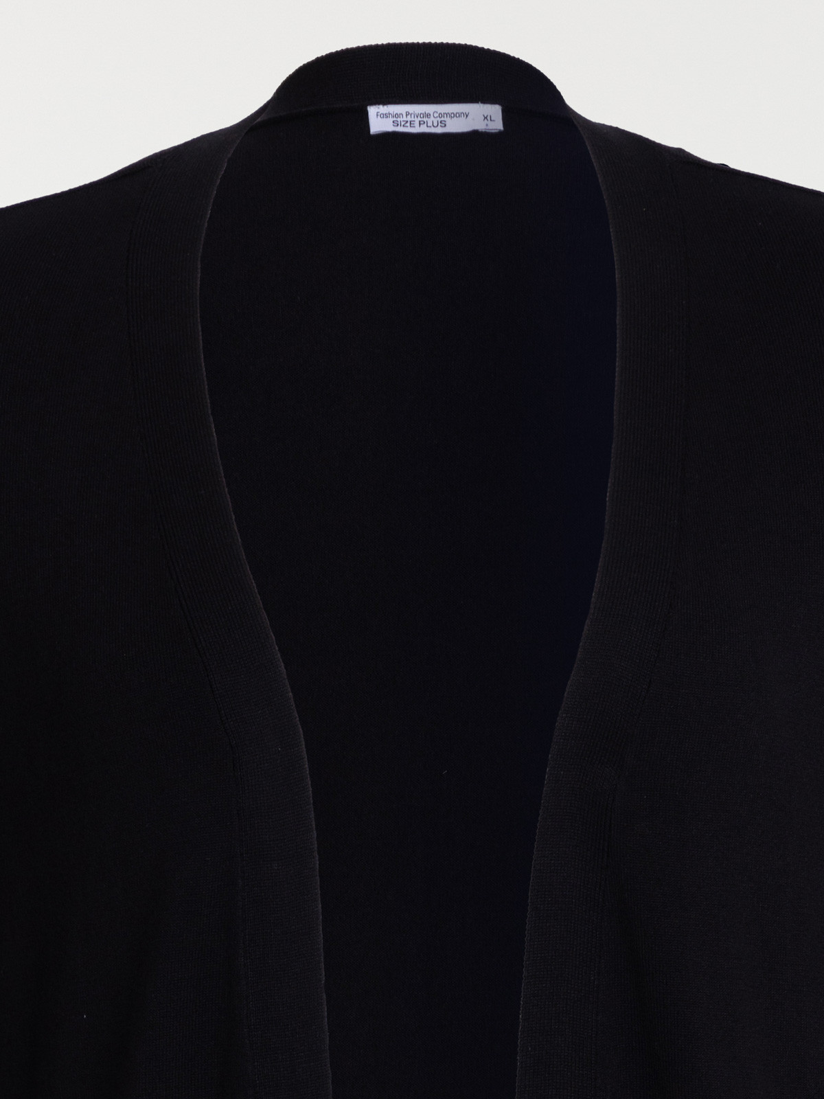 Gilet noir grande taille femme
