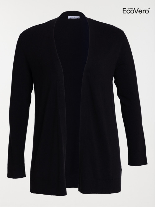 Gilet noir grande taille femme