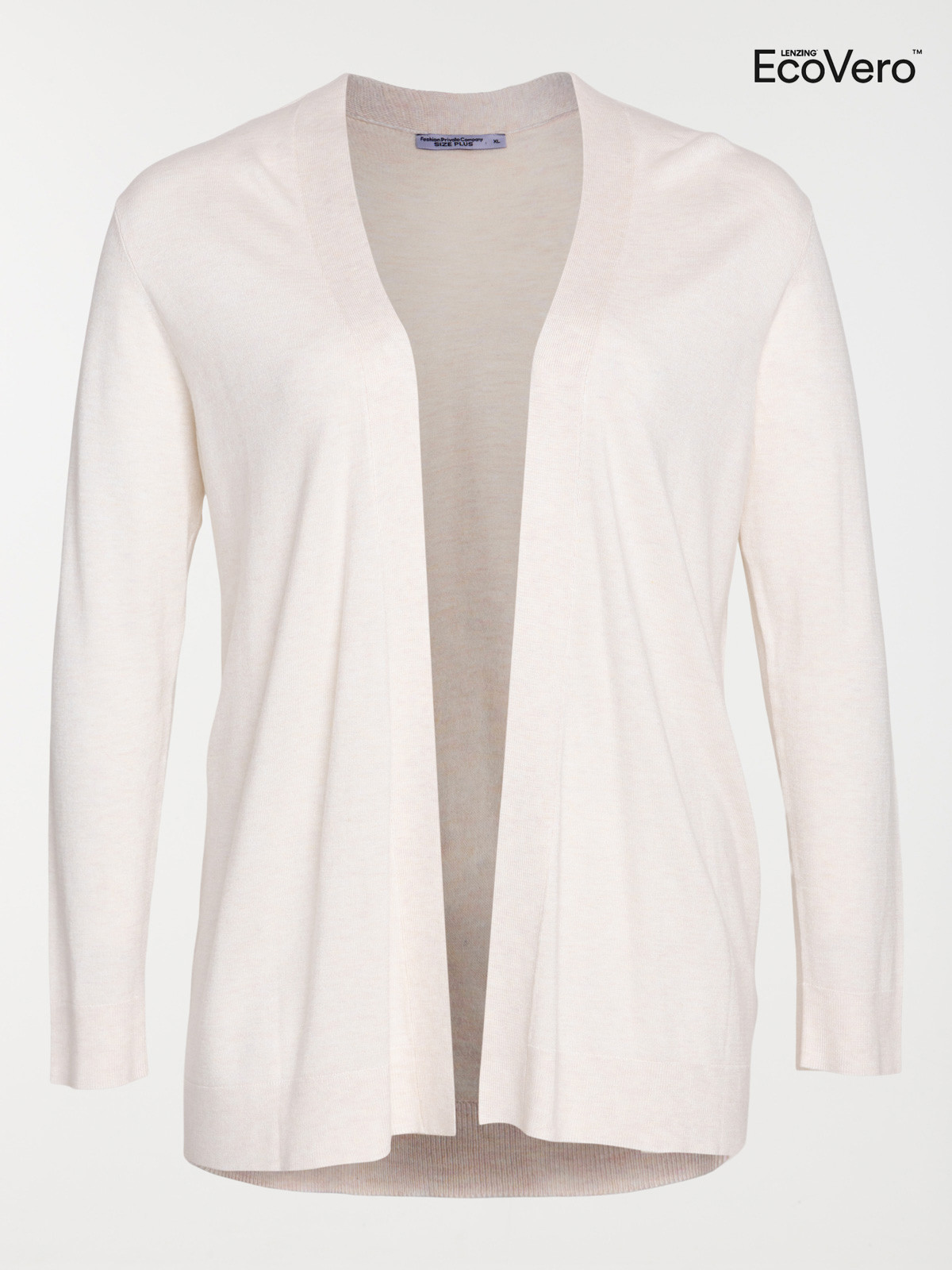 Gilet beige chiné grande taille femme Gilet beige chiné grande taille femme