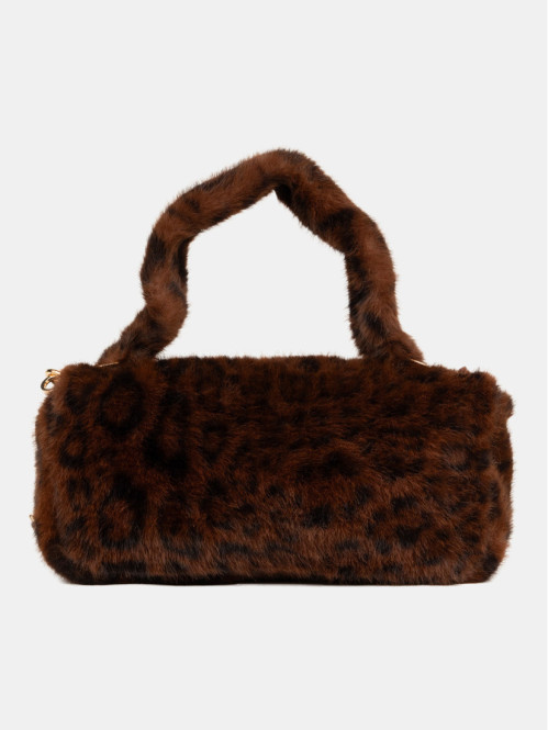 Sac à main doux léopard femme