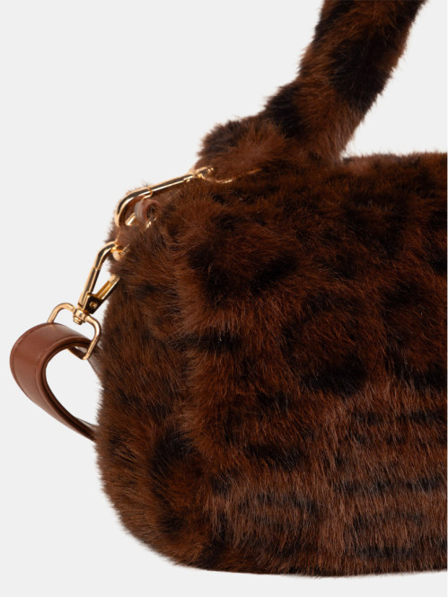 Sac à main doux léopard femme