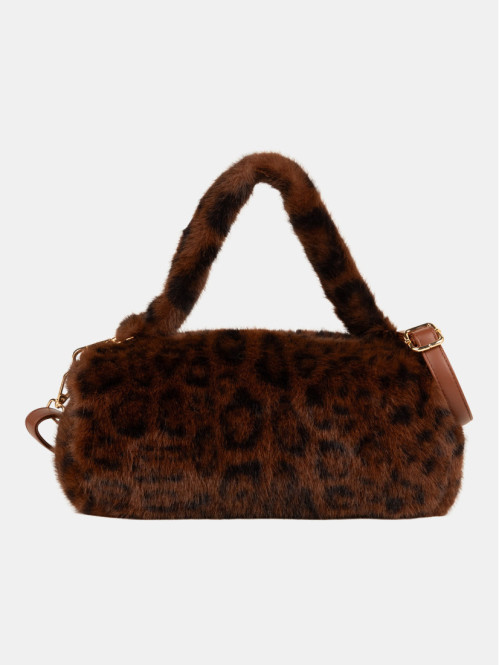 Sac à main doux léopard femme
