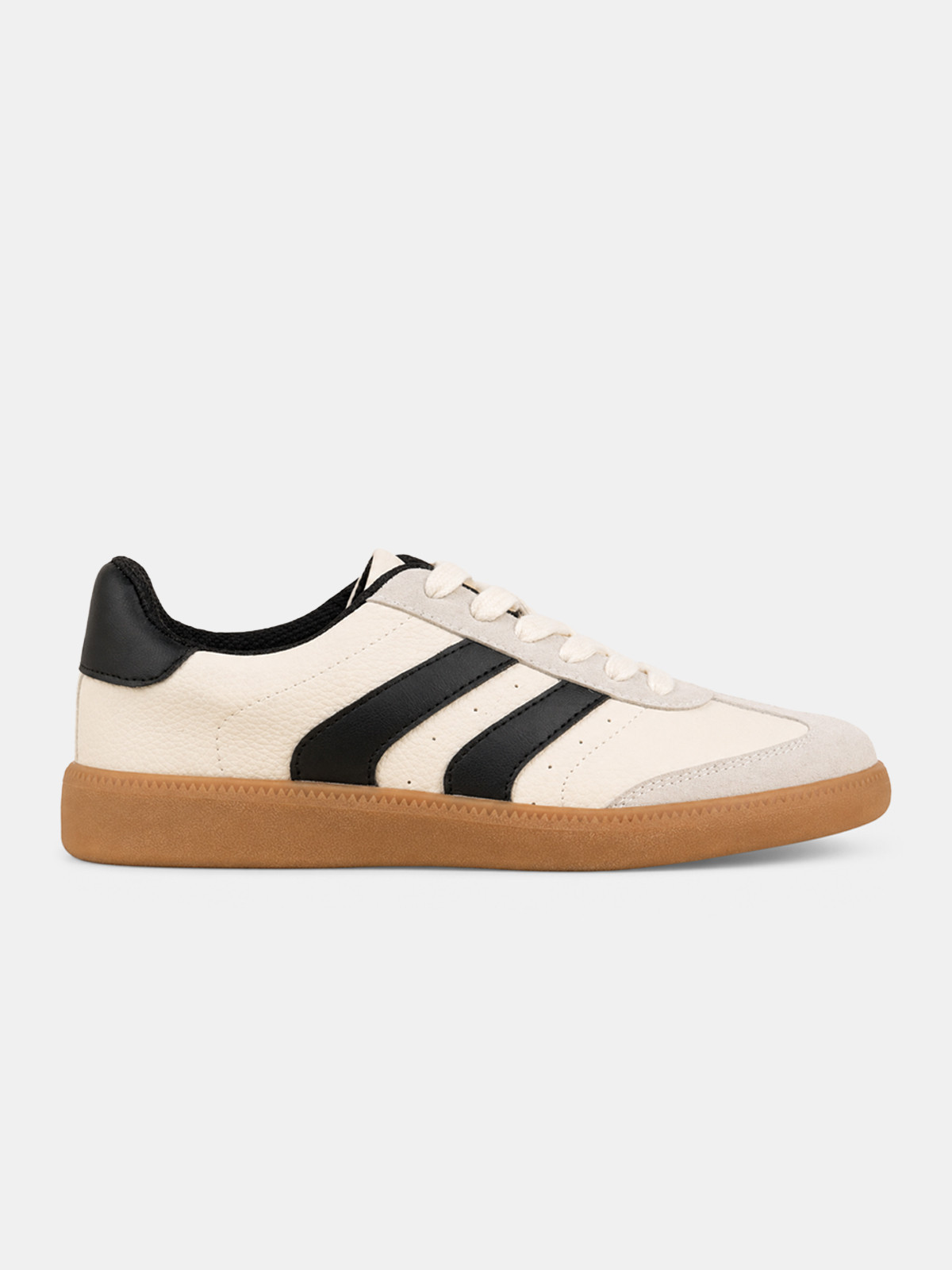 Baskets beiges et noires femme (36-41) Baskets beiges et noires femme (36-41)