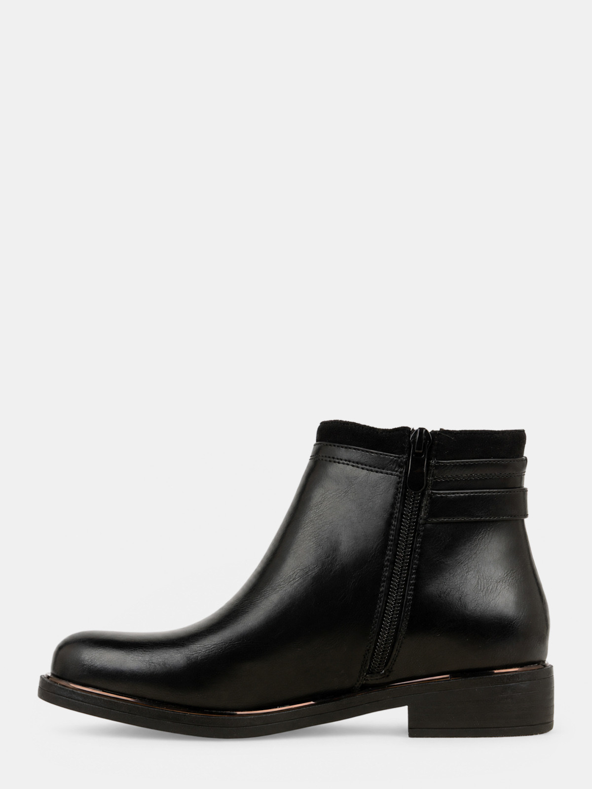 Bottines plates zippées femme (36-41)