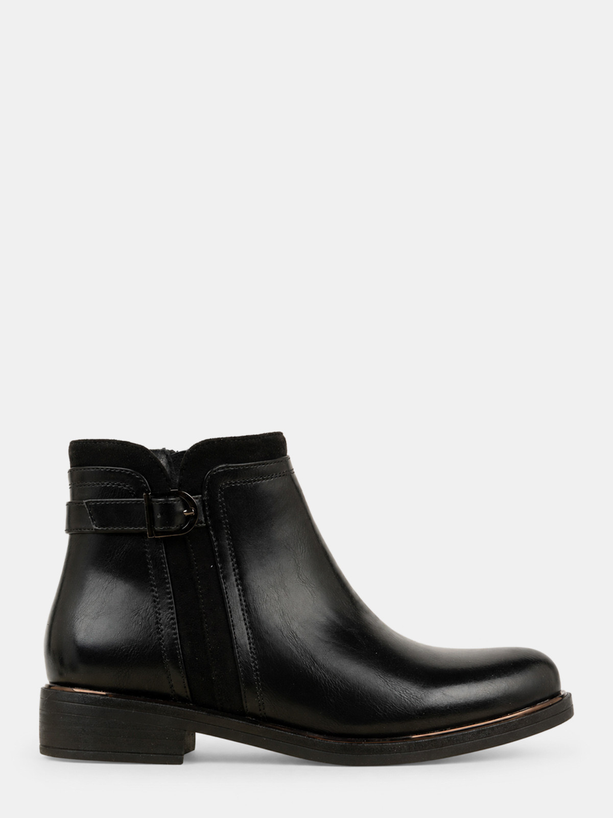 Bottines plates zippées femme (36-41)