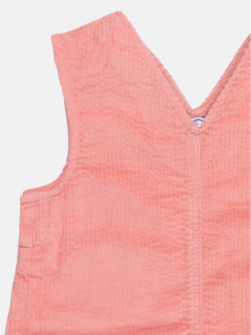 Robe chasuble velours fille...