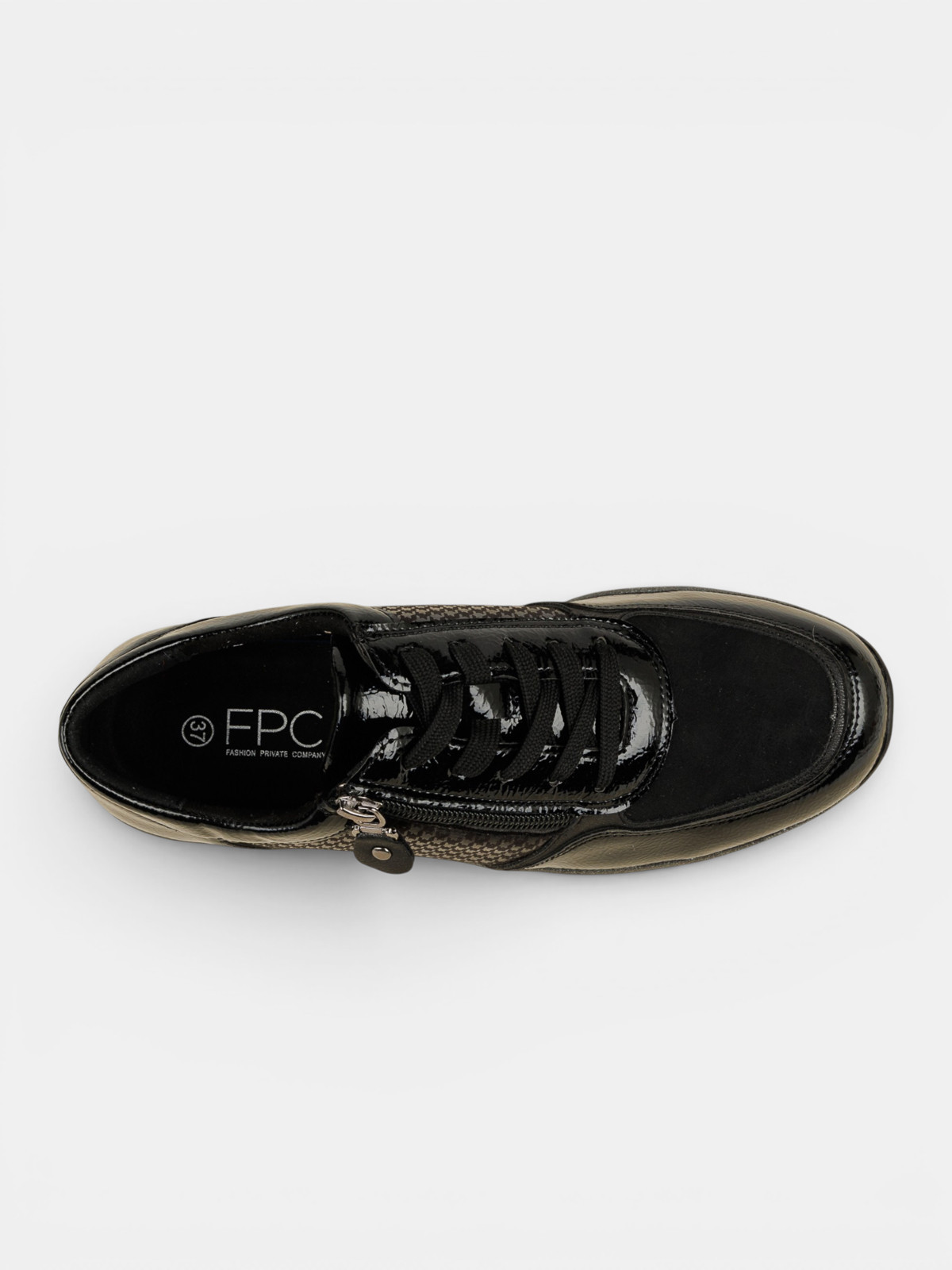 Baskets noires confort femme (36-41)