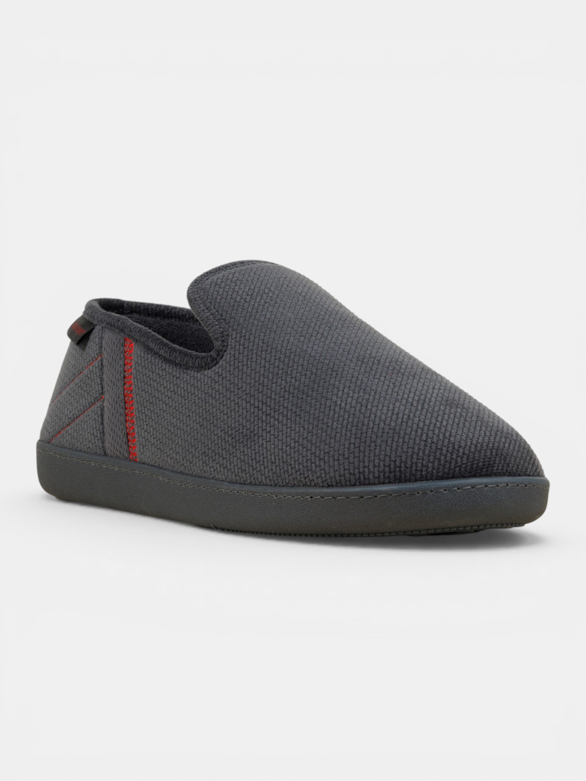Chausson Isotoner gris homme (40-46) Chausson Isotoner gris homme (40-46)