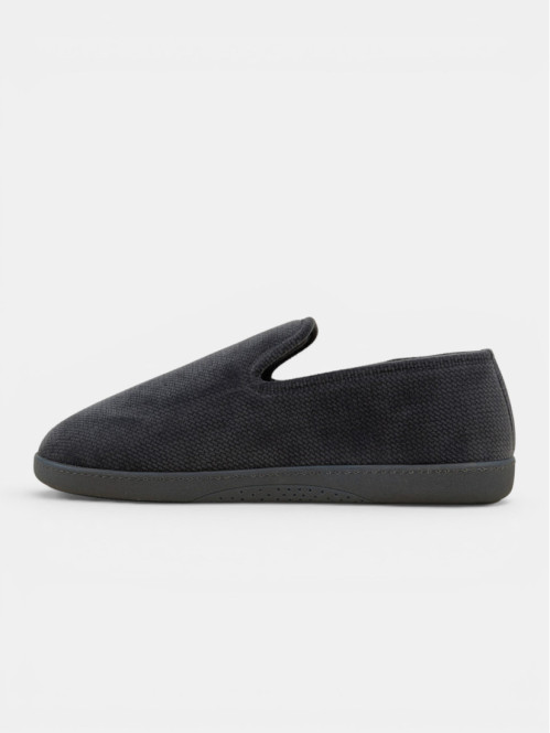 Chausson Isotoner gris...