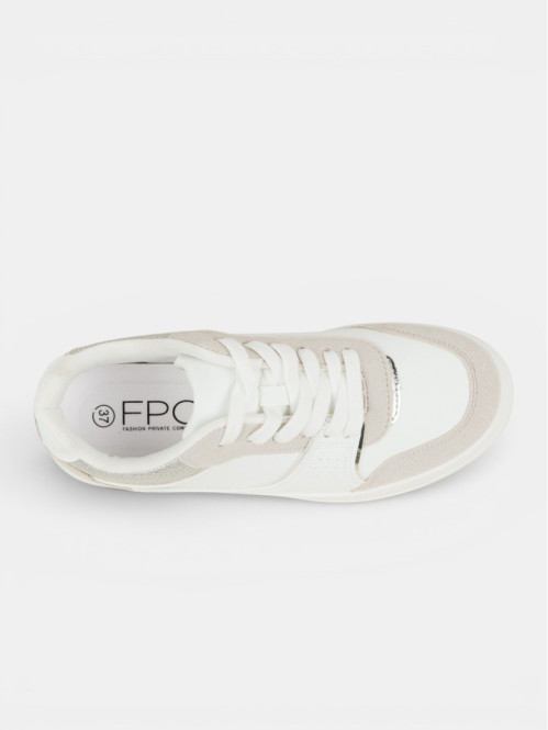 Baskets blanches femme (37-42)