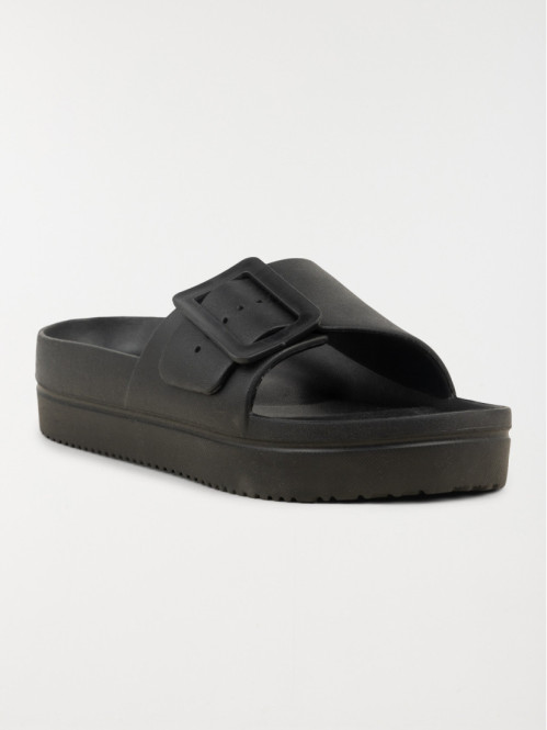 Claquettes noires femme (36-41)