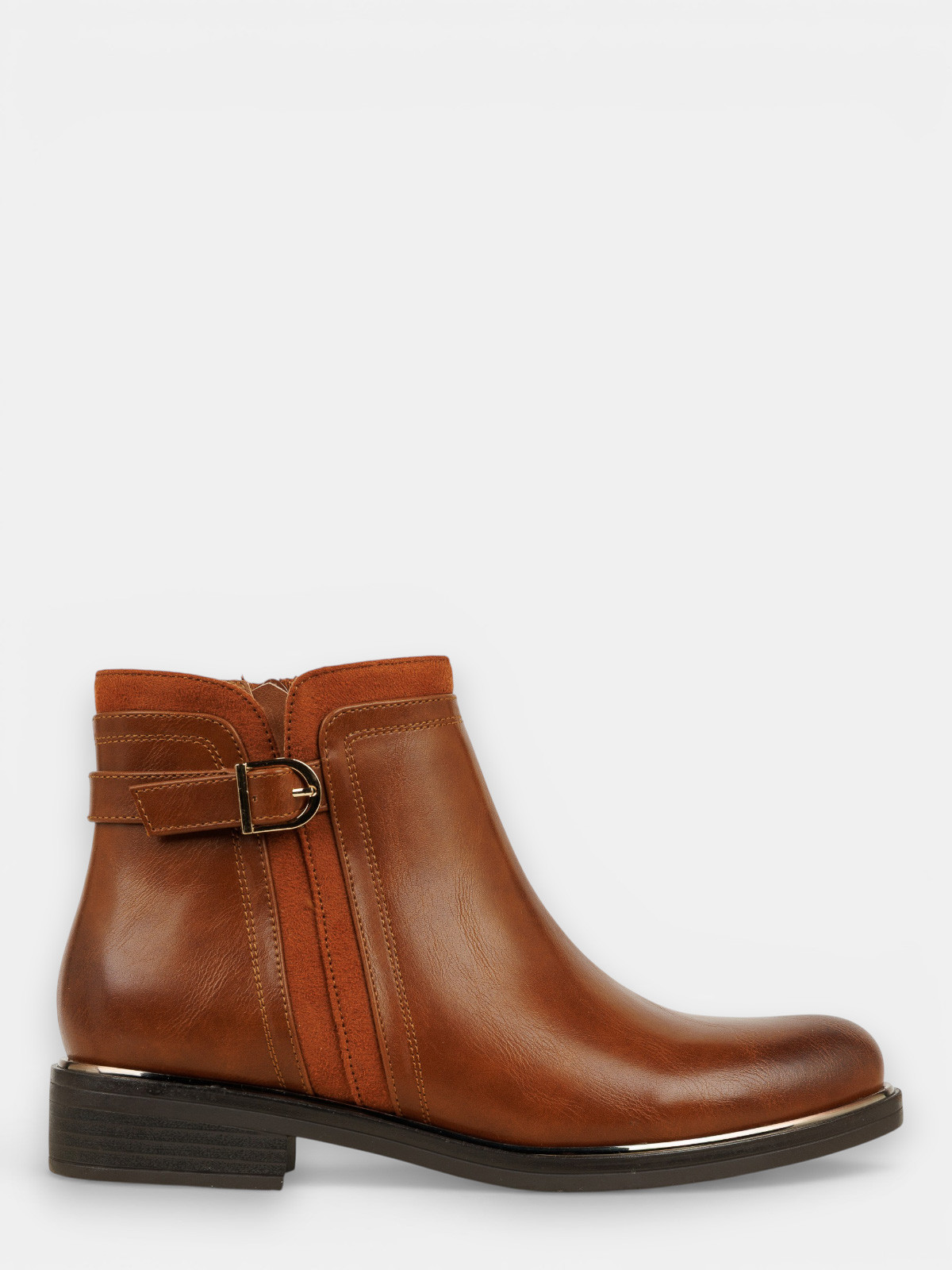 Bottines zippées plates femme (36-41) Bottines zippées plates femme (36-41)