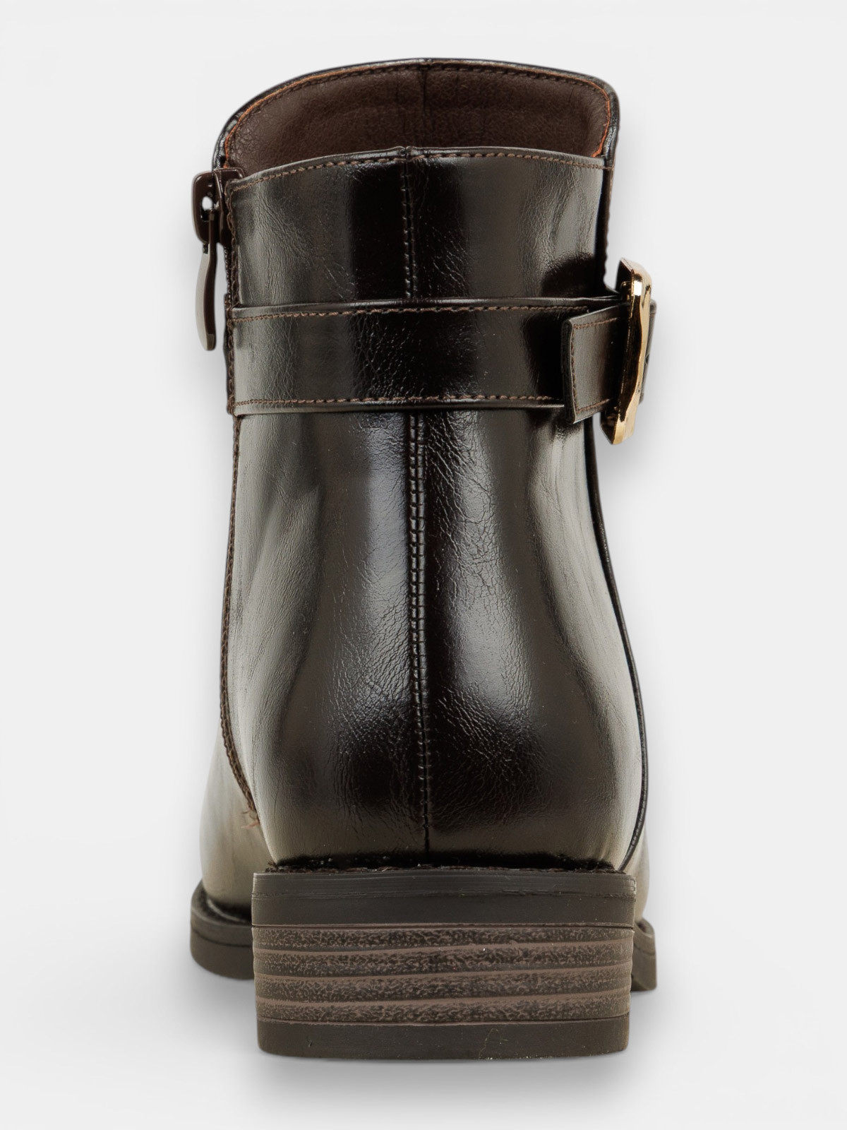 Bottines plates marrons femme (36-41) Bottines plates marrons femme (36-41)
