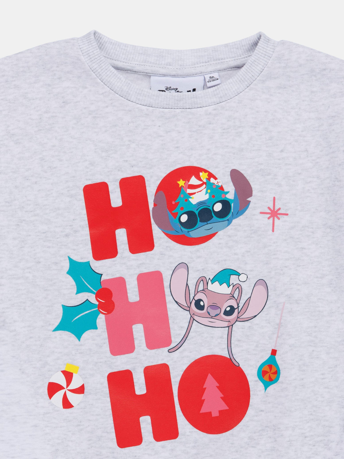 Sweat Noël Stitch et Angel fille (4-14A)