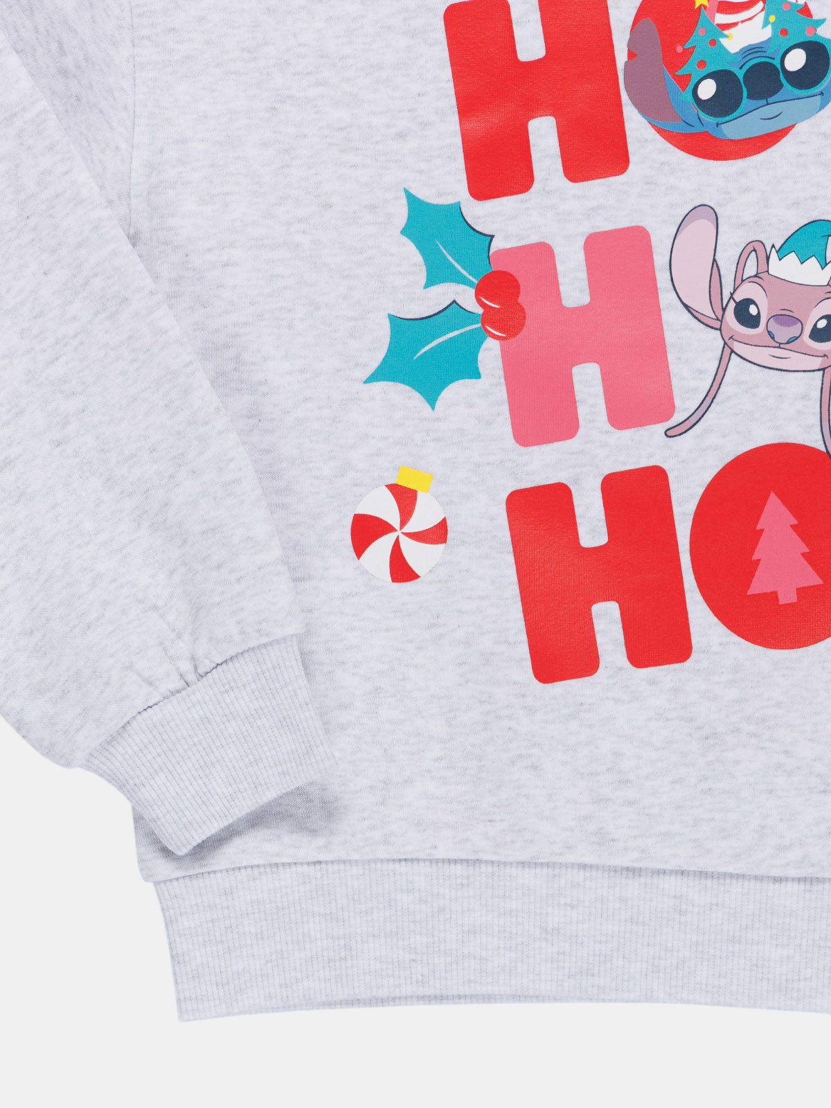 Sweat Noël Stitch et Angel fille (4-14A)