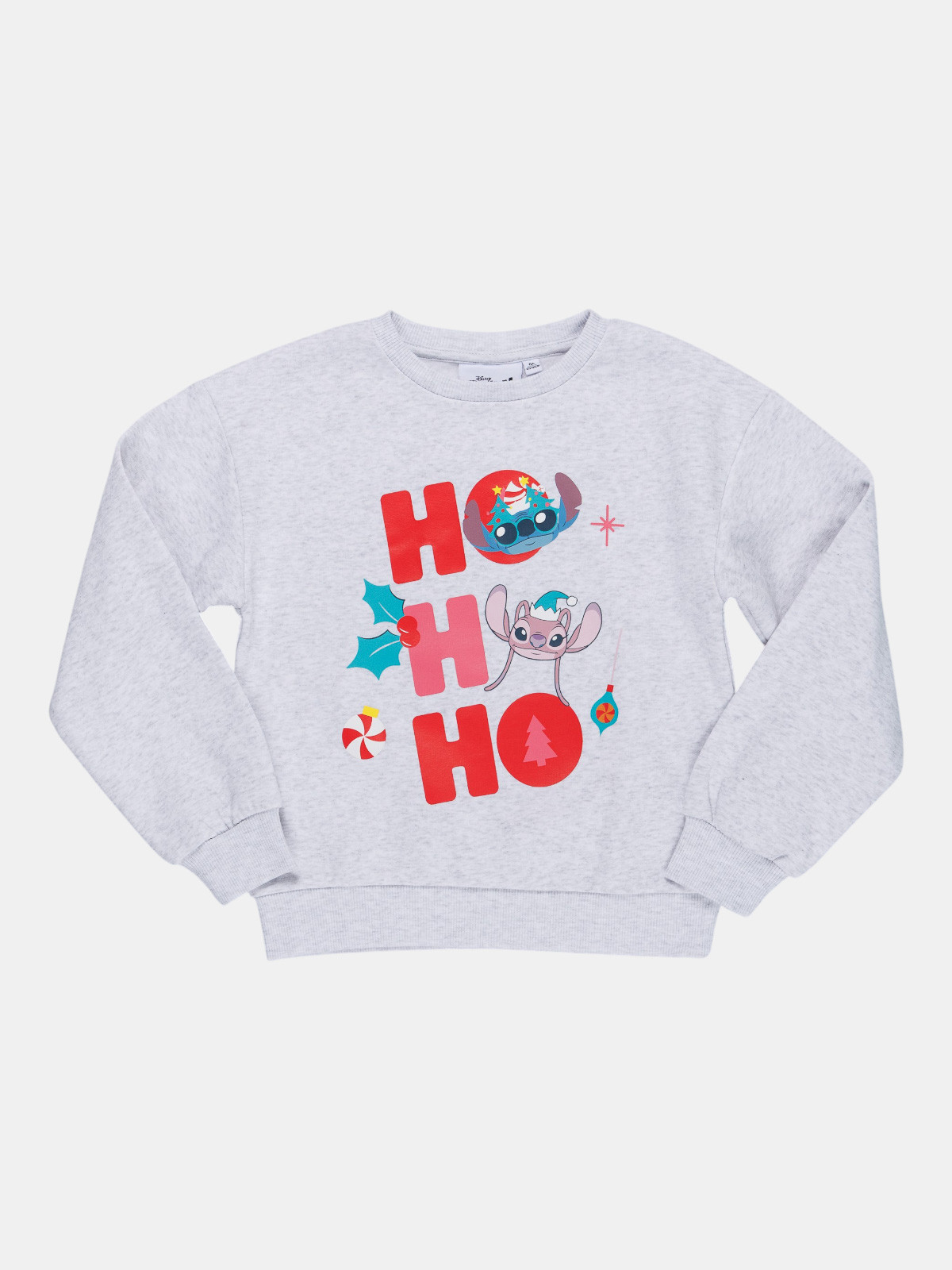 Sweat Noël Stitch et Angel fille (4-14A)