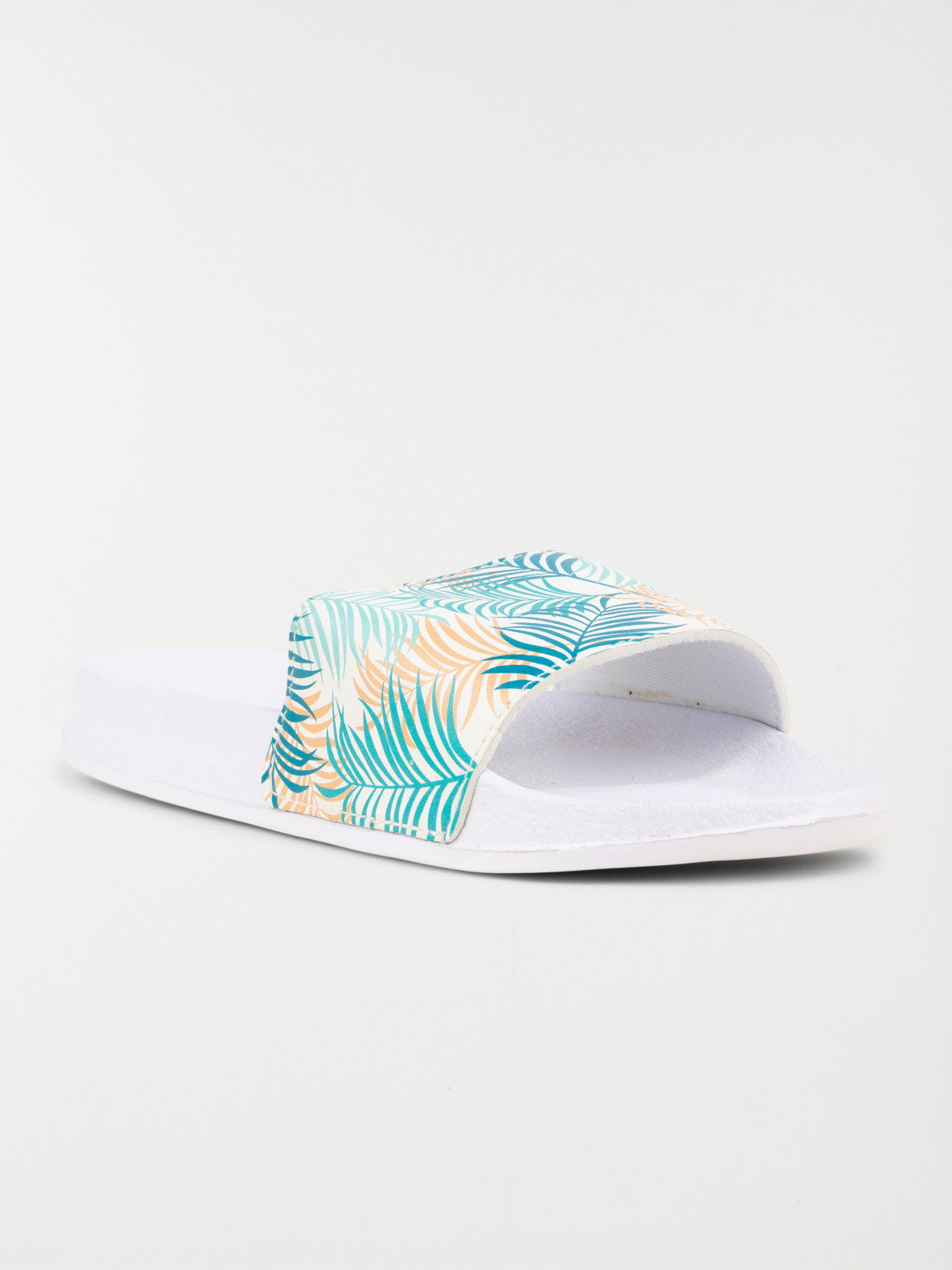 Claquette motif feuillage femme (36-41)