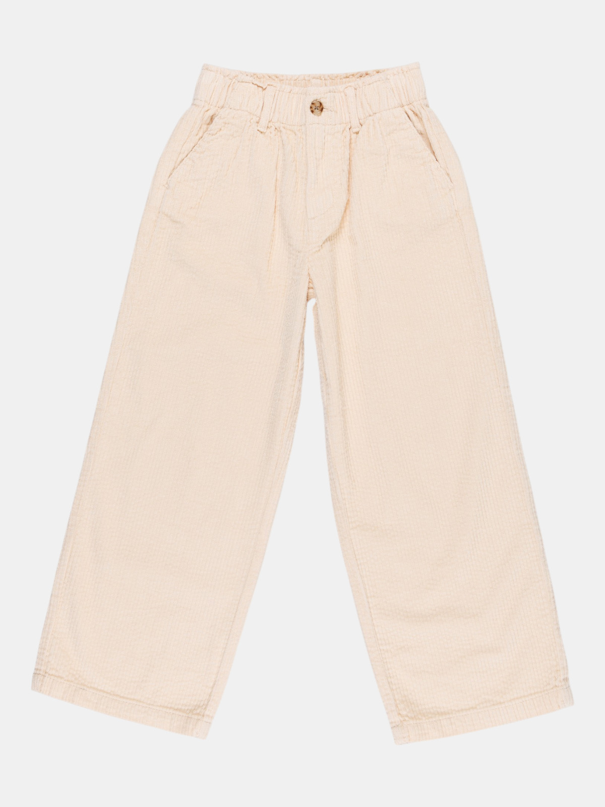 Pantalon large velours fille (3-12A)