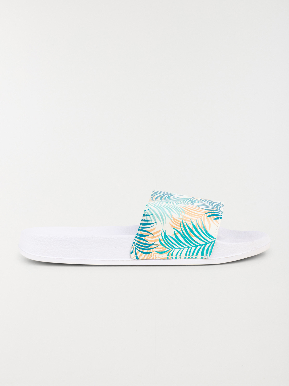 Claquette motif feuillage femme (36-41)