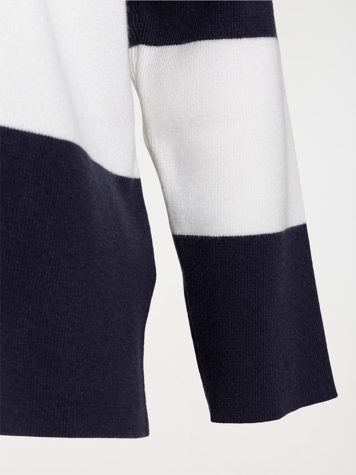 Pull col polo grande taille femme