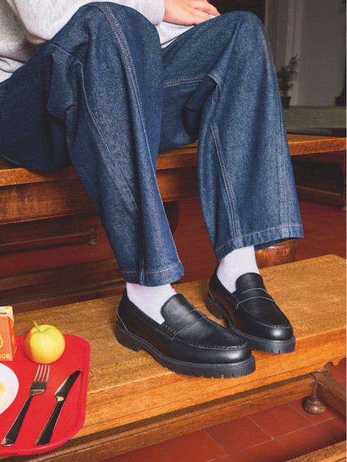 Mocassins homme noirs (40-45)