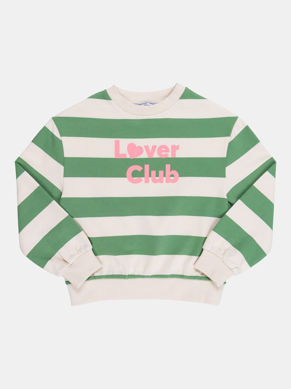 Sweat rayé Lover club fille (3-12A) Sweat rayé Lover club fille (3-12A)