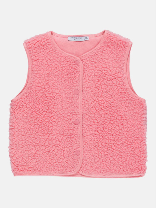 Gilet sherpa sans manches...
