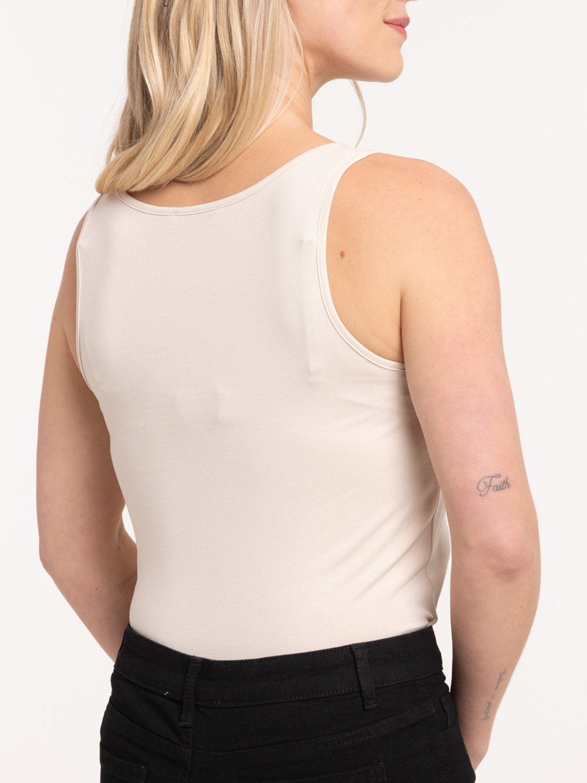 Débardeur basique beige femme Débardeur basique beige femme